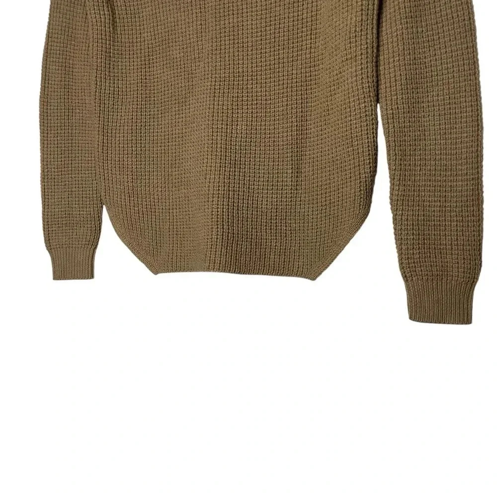 Aritzia Wilfred Free Wool Wolter Sweater in Constant Camel Long Sleeve Size XXS - Picture 5 of 11